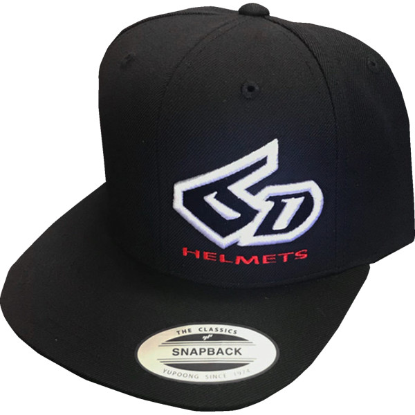 HAT 6D LOGO SNAPBACK ブラック