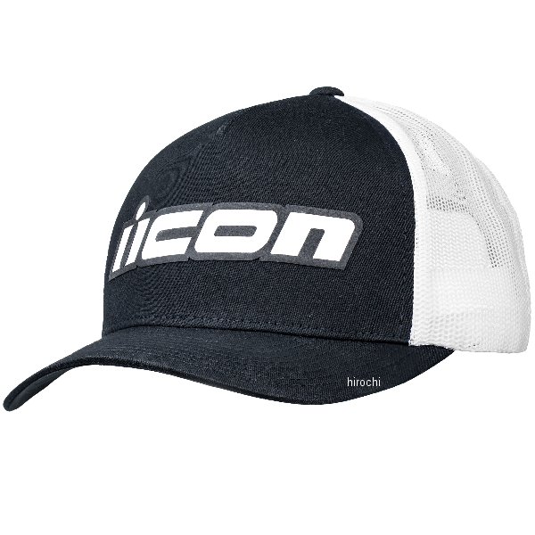 ハット SLANT 黒/白 フリーサイズ