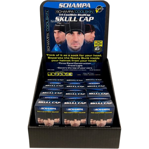 トライパネルスカルキャップ (12個入り)