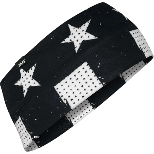 HEADBAND SF BLKWHT FLAG