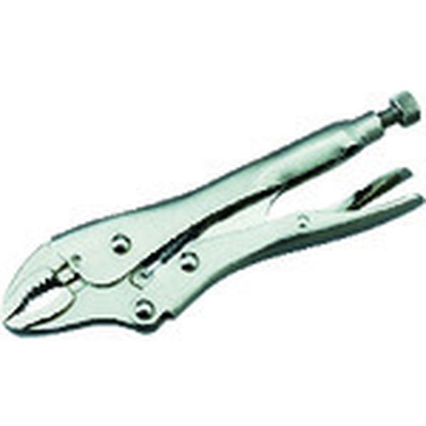 ロッキングプライヤ曲線あご（ワイヤーカッター付）