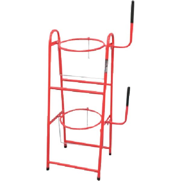 253-6395  ペール缶スタンド ダブルタイプ