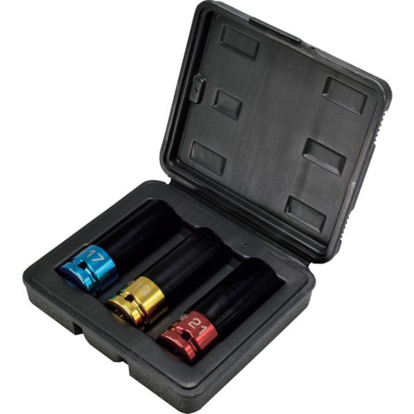 253-6451 AP Q-Fit 1/2DR ホイール用インパクトソケット (3個組)