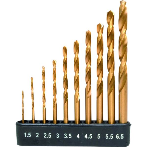 丸軸ドリルセット(10本組)DB184