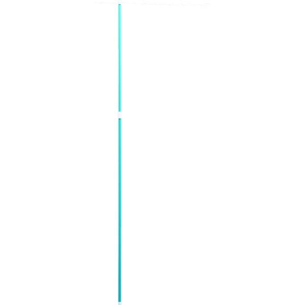 のぼり用ポール(のぼり竿) 青 全長1600～2900mm 2段伸縮式