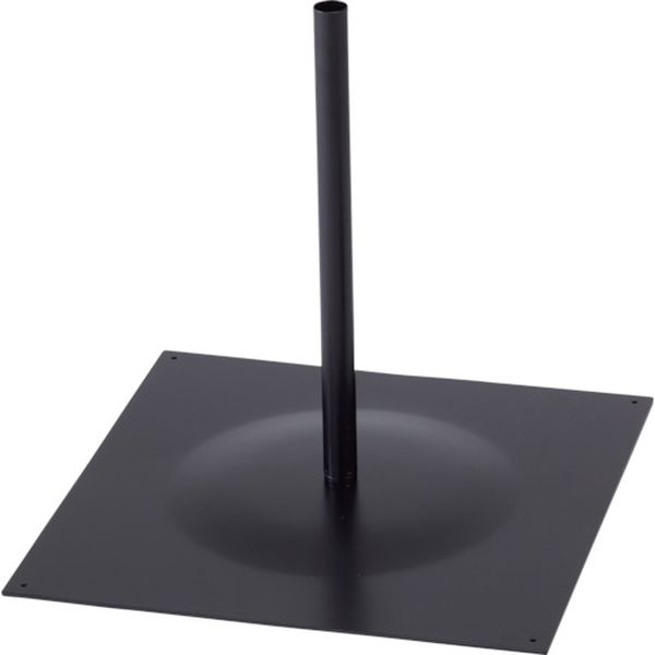 のぼり用スタンド(フラットベースタイプ) 重量5.2kg スチール製 ノボリ用ポール台F(大)