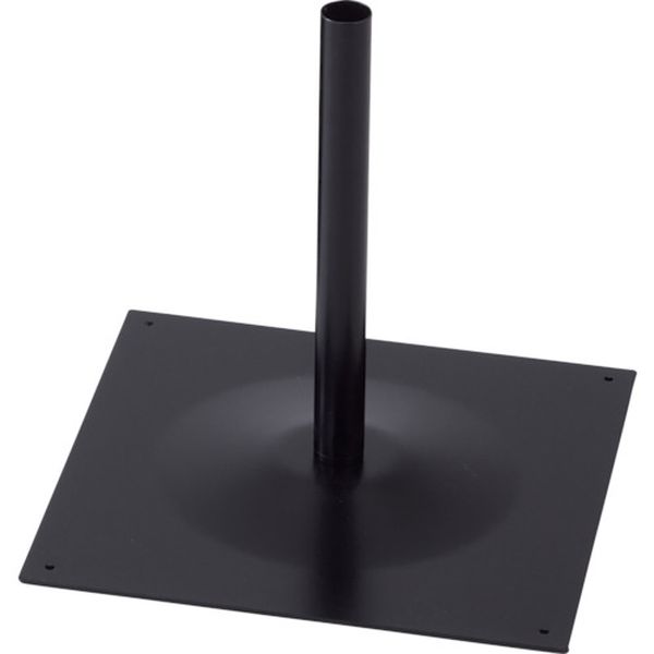のぼり用スタンド(フラットベースタイプ) 重量2.4kg スチール製 ノボリ用ポール台F(小)
