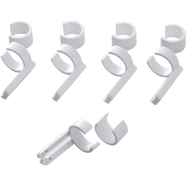 日本緑十字社 緑十字 のぼり旗からみつき防止ストッパー 5個組(5枚分) 3mポール用 ノボリ用ストッパー