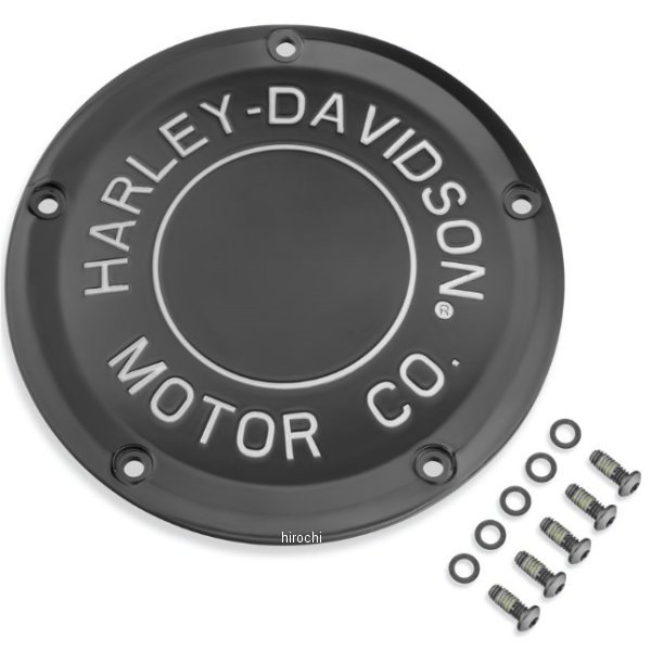 ダービーカバー MOTOR CO ロゴ 99年-17年 Twin Cam 黒 25701020