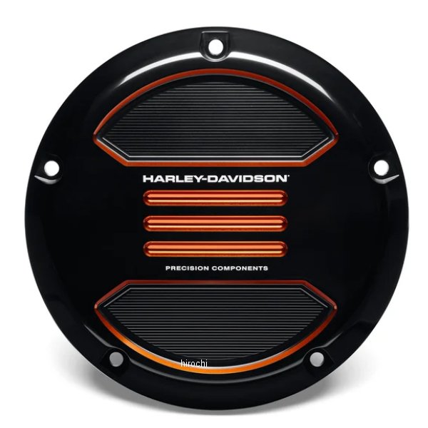 ダービーカバー Adversary 16年以降 ツーリング、トライクモデル 黒/オレンジ 25701536