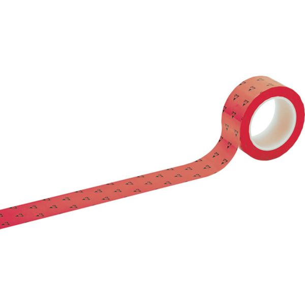 ＨＣＰＡＳ－５０Ｒ　ＣＲ用帯電防止ラインテープ赤　５０ｍｍ幅×３３ｍ