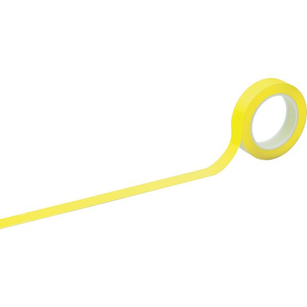 ＨＣＰ－２５Ｙ　クリーンルーム用ラインテープ黄　２５ｍｍ幅×３３ｍ