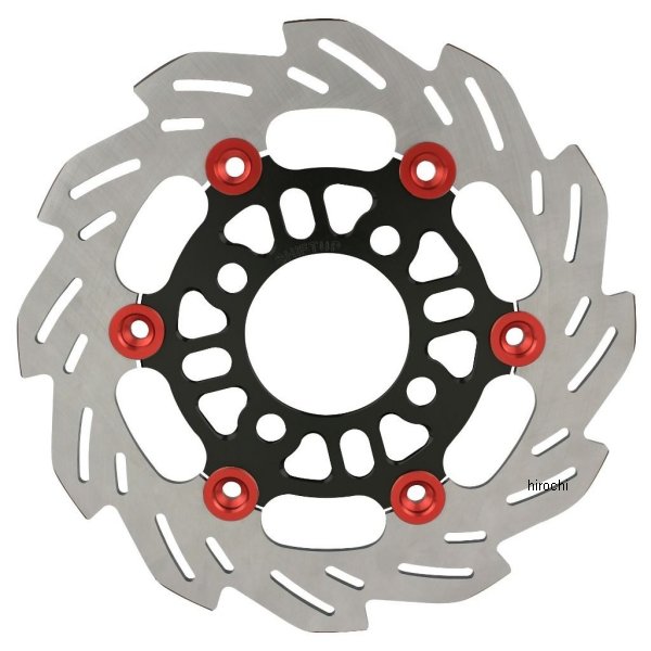 ディスクローター 220mm グロム、モンキー125 黒/赤