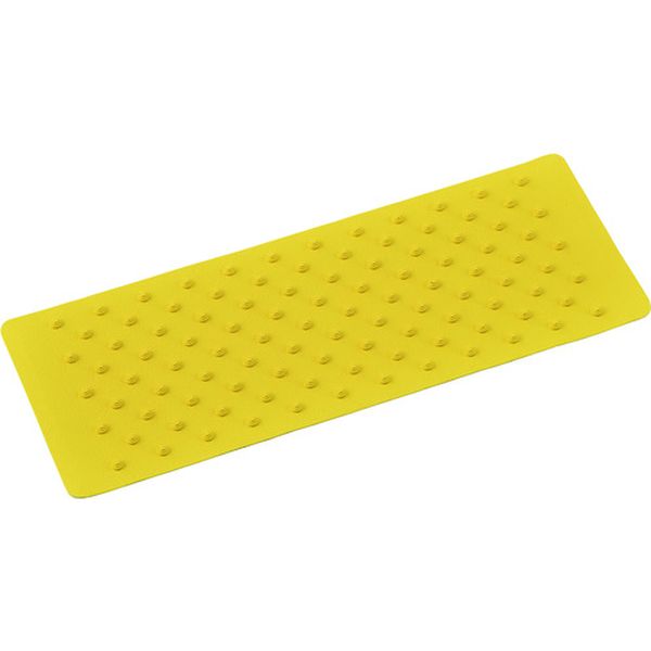 滑り止めシート 黄 三段突起タイプ 150×400×5mm 合成ゴム製