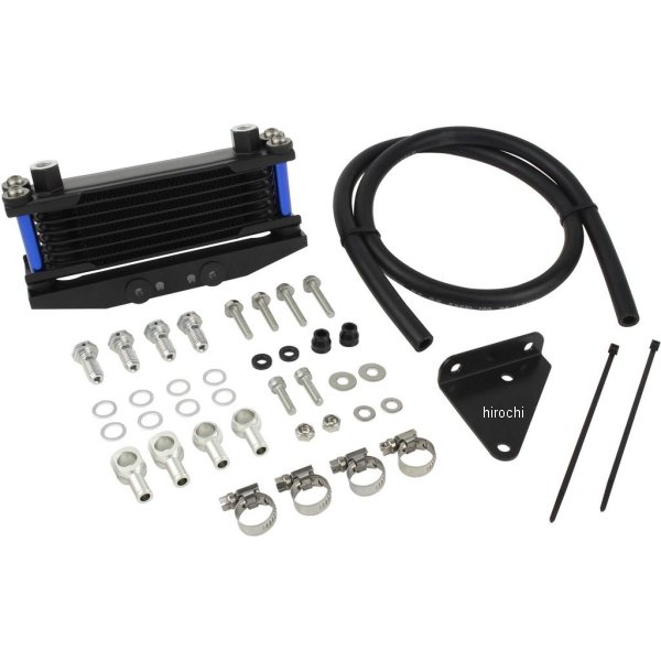 オイルクーラー シリンダーヘッドマウント 13年-20年 グロム JC61/JC75 ブルーパイプ