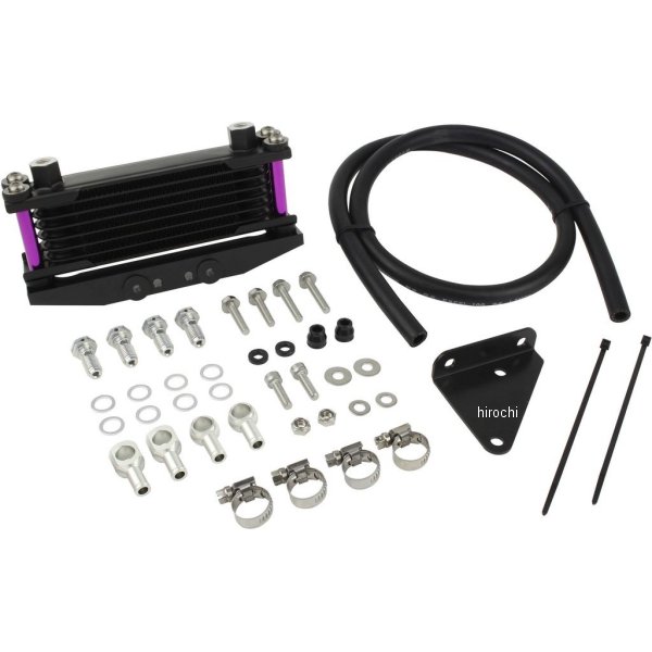 オイルクーラー シリンダーヘッドマウント 13年-20年 グロム JC61/JC75 ブルーベリーパイプ