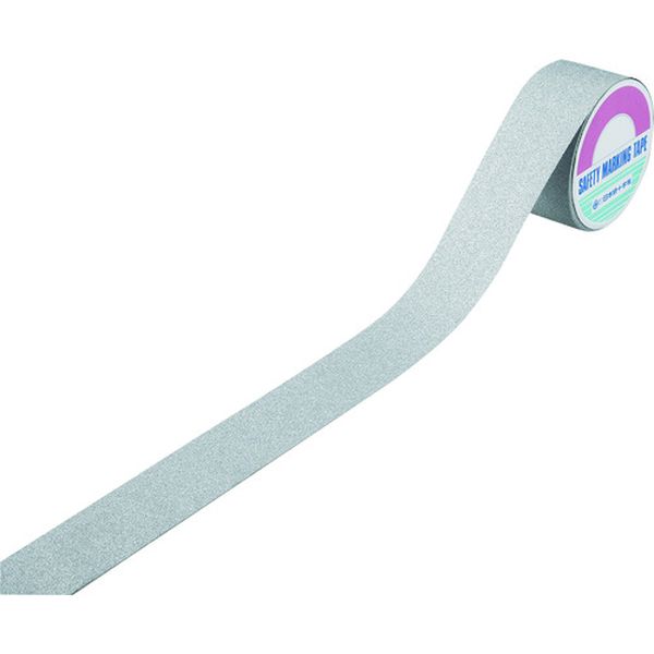 滑り止めテープ シルバー ASS-55SL 50mm幅×5m PVC＋鉱物粒子 屋内外兼用