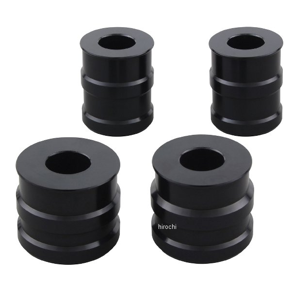 アクスルカラー フロント＆リヤセット GROM ブラック