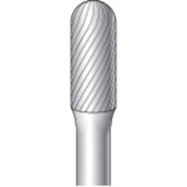 超硬カッター 円筒先丸(シングルカット)刃径8.0mm刃長19.0mm