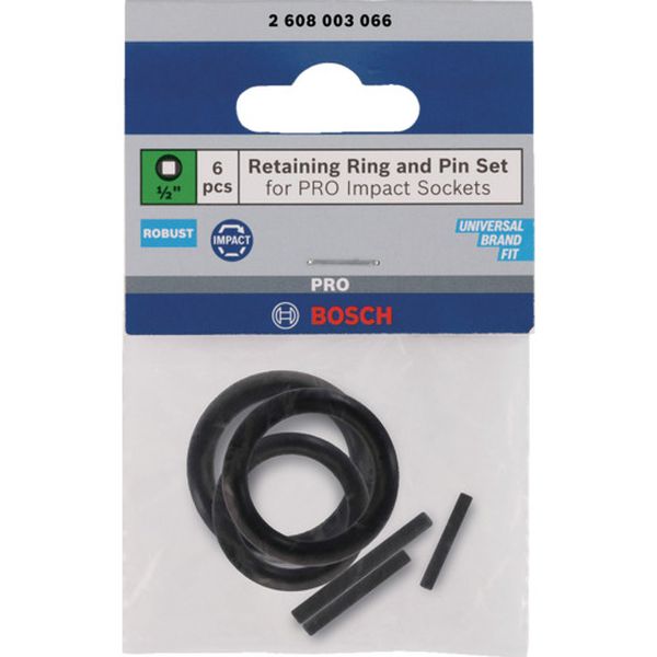 インパクトレンチ用ソケット ピン＆リングセット1/2インチ