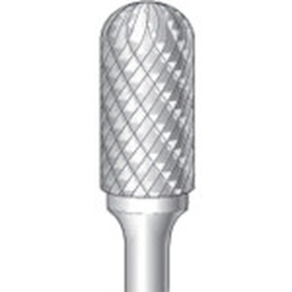 超硬カッター 円筒先丸(ダブルカット)刃径12.7mm刃長25.0mm