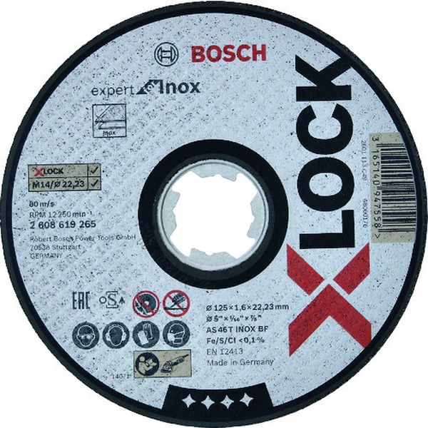 X-LOCK切断砥石125x1.6ステンEX