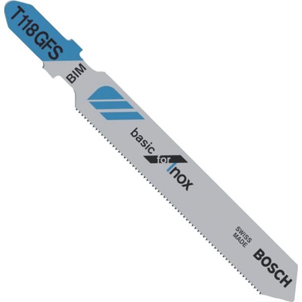 ジグソーブレード バイメタル ステンレス用 T-118GFS