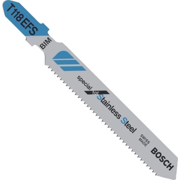 ジグソーブレード バイメタル ステンレス用 T-118EFS