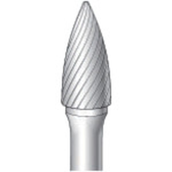 超硬カッター 砲弾(シングルカット) 刃径9.5mm 刃長20.0mm