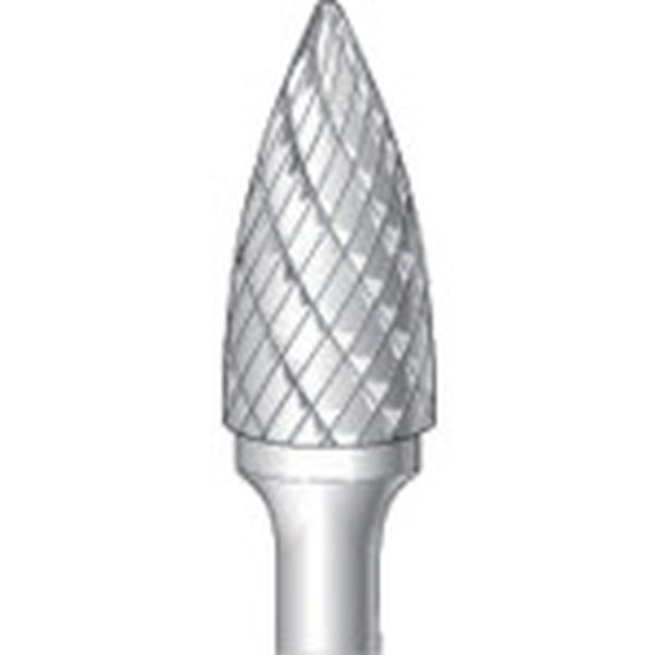 超硬カッター 砲弾(ダブルカット) 刃径12.7mm 刃長25.0mm