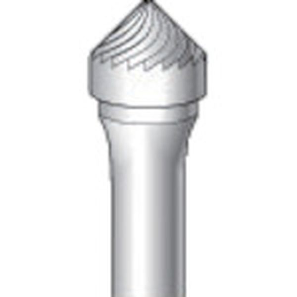 超硬カッター テーパー(シングルカット)刃径9.5mm 刃長4.7mm