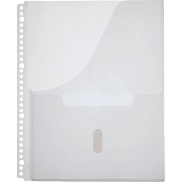 129-5917  取扱説明書ファイル用ポケット(30穴) (4枚入)