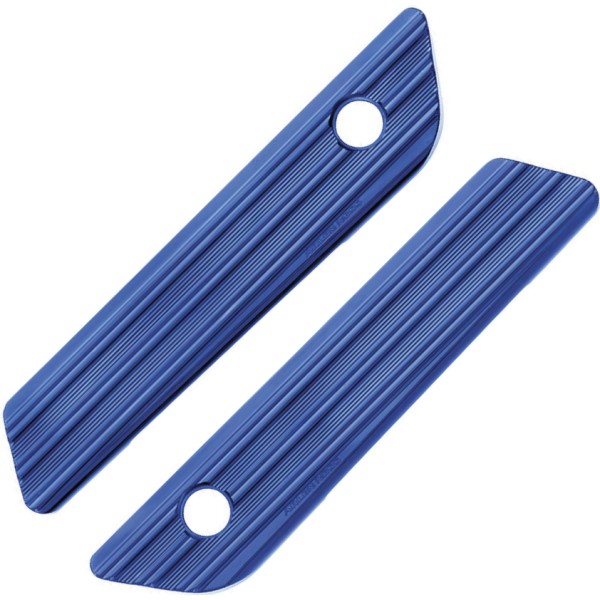 10-Gauge サドルバッグ ラッチ カバー 青