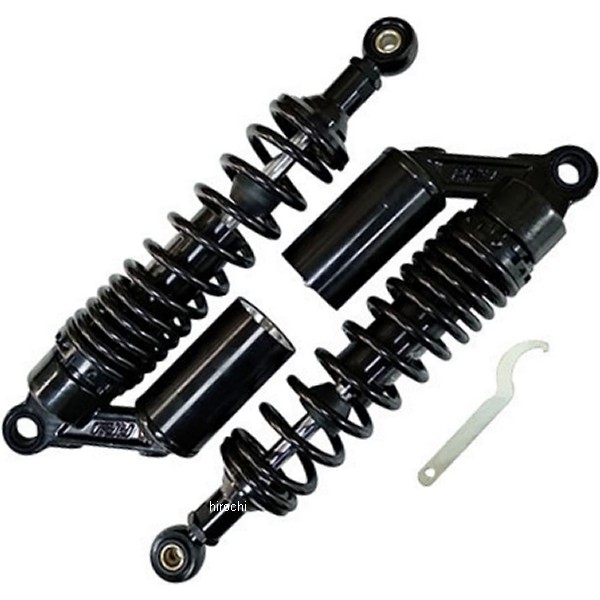 リアショック 320mm ブラック/ブラック