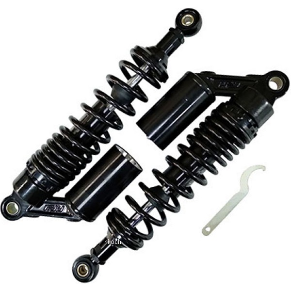 リアショック 320mm ブラック/ブラック