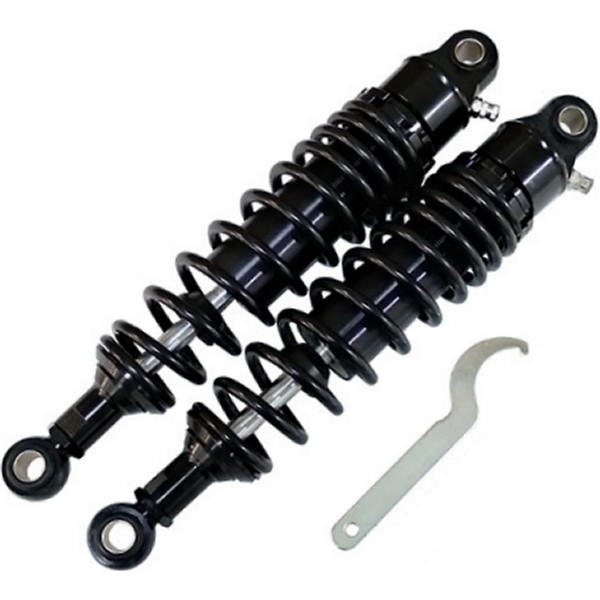 リアショック 320mm ブラック/ブラック