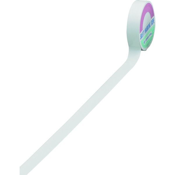 106-4648 反射ラインテープ 白 RF-25W 25mm幅×10m 手切り可能タイプ 屋内用 PE