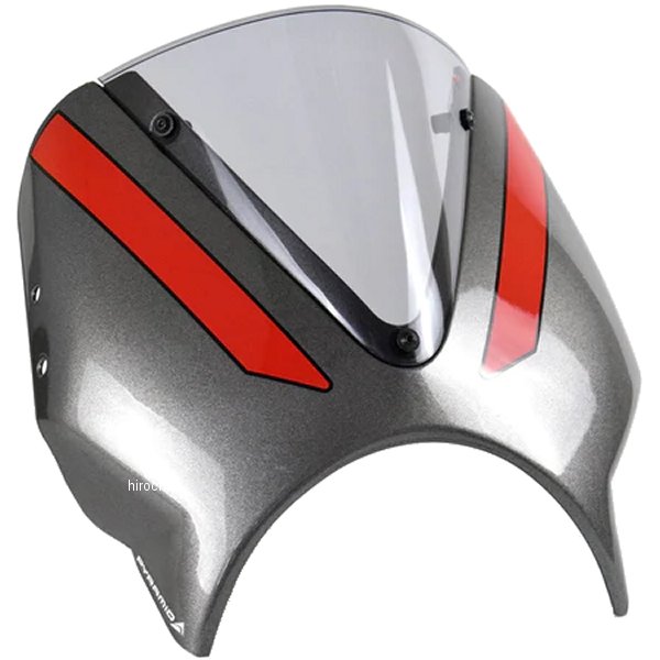 フライスクリーン 21年-22年 Trident660 シルバー/レッド