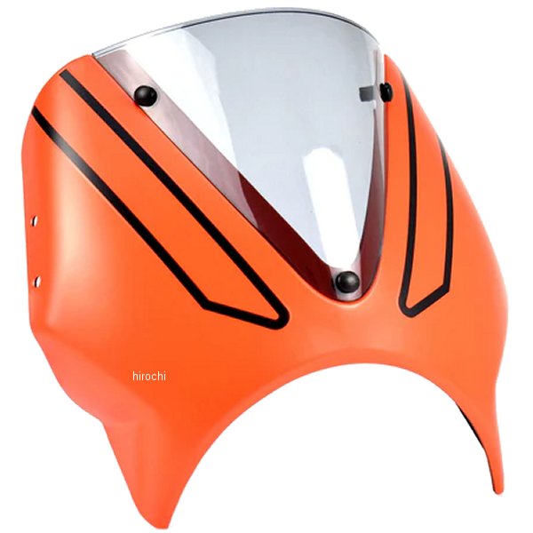 フライスクリーン 22年-23年 Trident660 マットバハオレンジ