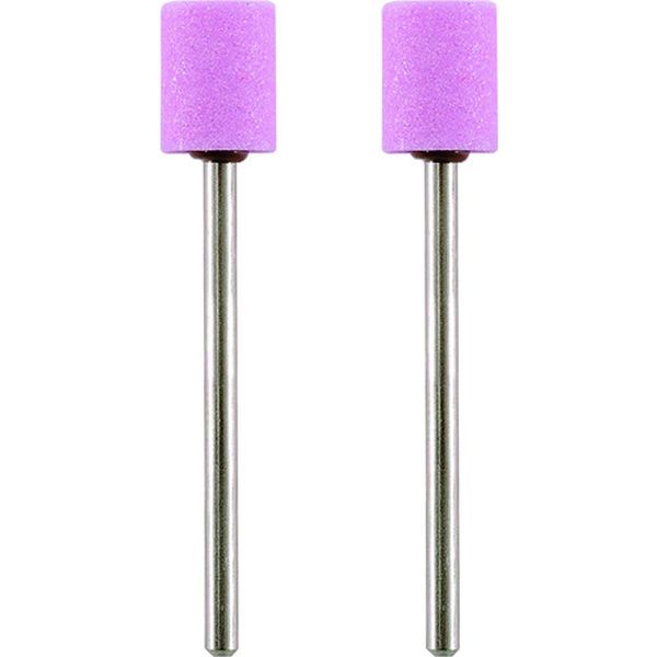 軸付き砥石2本(WA) 円柱