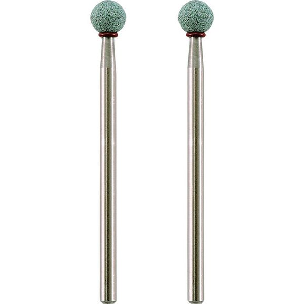 軸付き砥石2本(GC) 丸