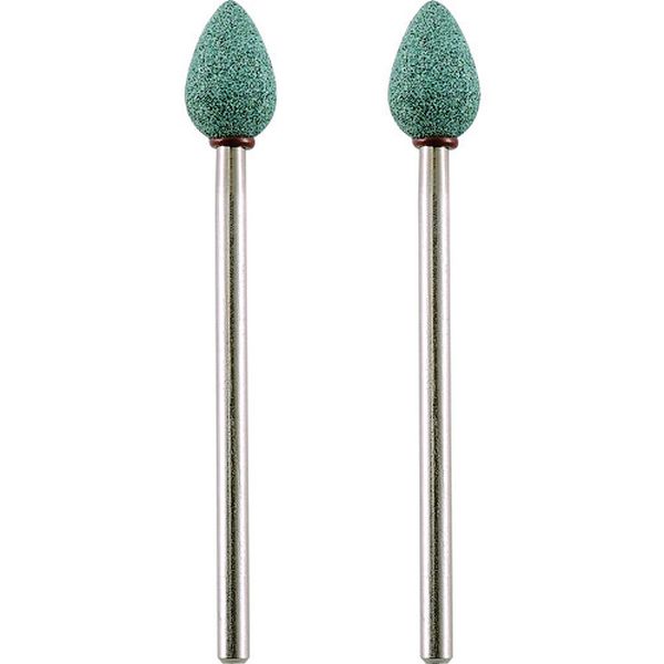 軸付き砥石2本(GC) 卵