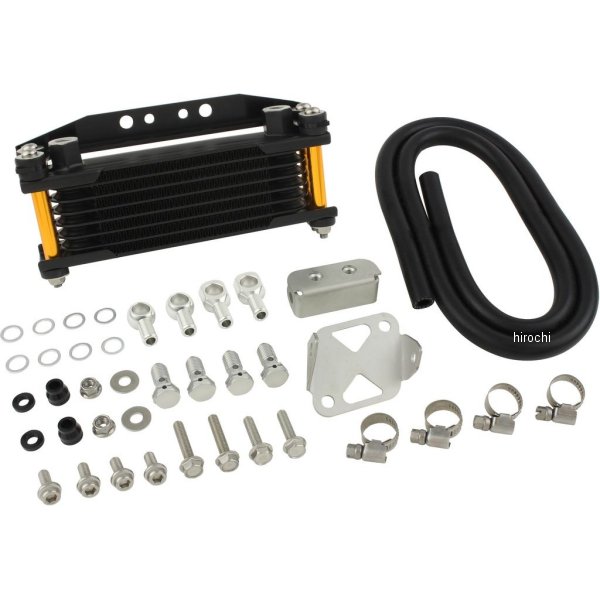 オイルクーラー シリンダーヘッドマウント 19年-22年 モンキー125 JB02 ゴールドパイプ