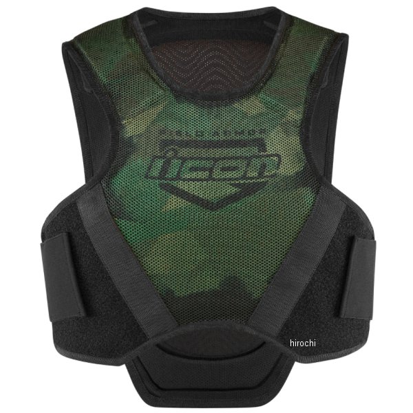 春夏モデル フィールド ソフトベスト FIELD ARMOR VEST SOFTCORE グリーンカモ XL/2XLサイズ