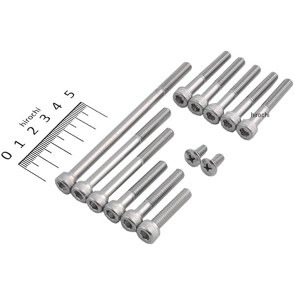 クランクケースカバーネジセット1セット ステンレス