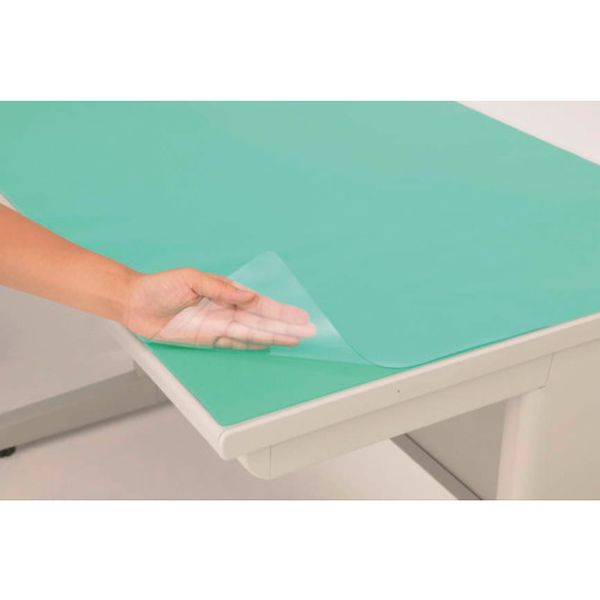 デスクマット(グリーンマット付・エコノミーPEタイプ) No.127-PE 1195×695