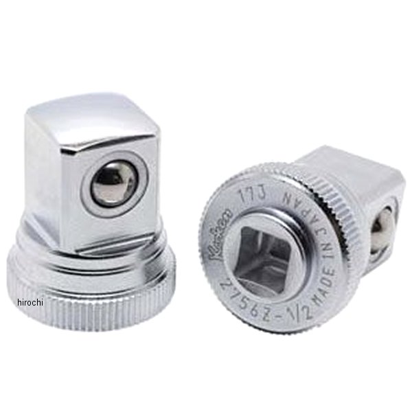Ko-ken Z-EAL 1/4"(6.35mm)SQ. クイックスピンナーアダプター 凸1/2"(12.7mm)SQ.