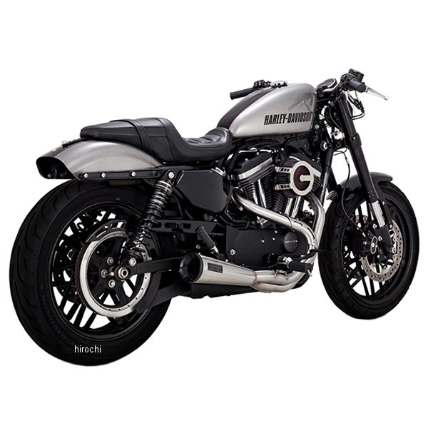 VANCE&HINES フルエキゾースト ステンレス2-1 アップスウィープ 04年-13年 スポーツスター