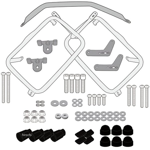 ジビ GIVI PLO8400CAM サイドケースホルダー 21年 PAN AMERICA1250