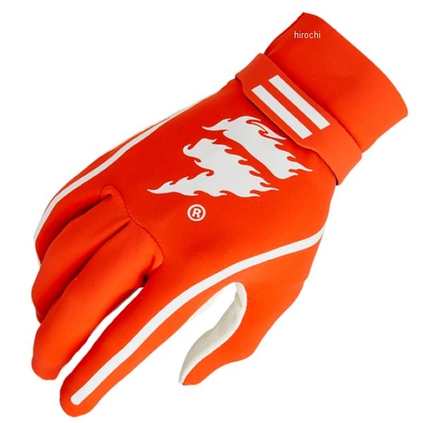 グローブ インビジブル オレンジ/白 Sサイズ